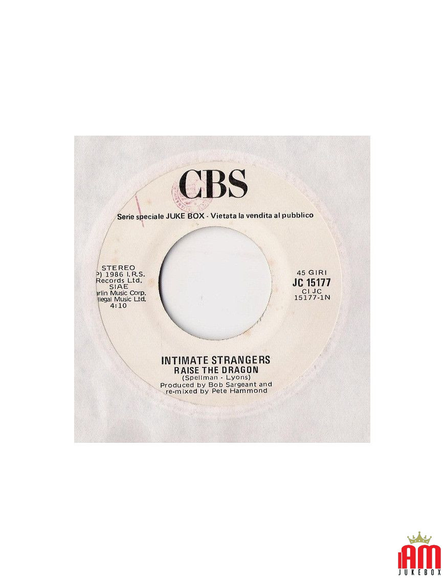 Raise The Dragon No Easy Way Out [Intimate Strangers (2),...] - Vinyle 7", 45 RPM, Jukebox, Stéréo [product.brand] 1 - Shop I'm 