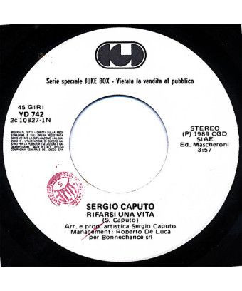 Making A High Life [Sergio Caputo,...] - Vinyl 7", 45 RPM, Jukebox I Nostri Vinili 1 - Shop I'm Jukebox 