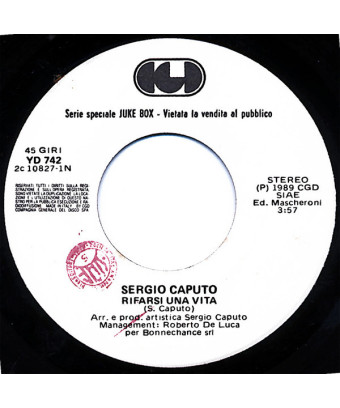 Rifarsi Una Vita   High [Sergio Caputo,...] - Vinyl 7", 45 RPM, Jukebox