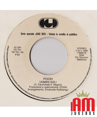 Uomini Soli Angel Of The Night (Uomini Soli) [Pooh,...] – Vinyl 7", 45 RPM, Jukebox, Stereo [product.brand] 1 - Shop I'm Jukebox