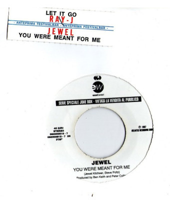 Let It Go You Were Meant For Me [Ray J,...] – Vinyl 7", 45 RPM, Jukebox [product.brand] 1 - Shop I'm Jukebox 