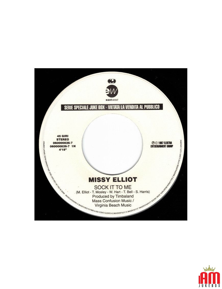 Sock It To Me El Camison De Pepa [Missy Elliott,...] - Vinyle 7", 45 RPM, Jukebox [product.brand] 1 - Shop I'm Jukebox 