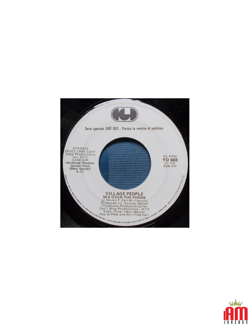 Sex Over The Phone When The Rain Begins To Fall [Village People,...] - Vinyl 7", 45 RPM, Jukebox [product.brand] 1 - Shop I'm Ju