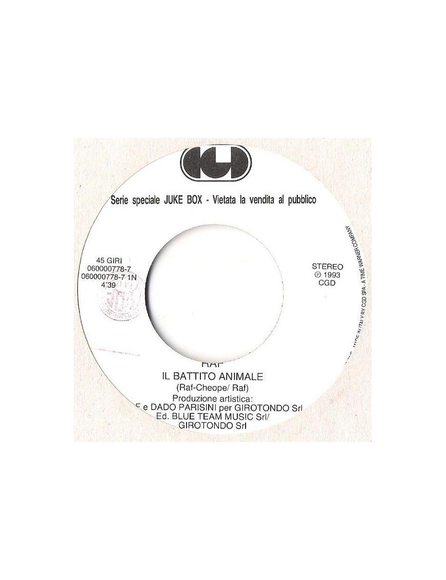 Il Battito Animale Sweet Harmony [RAF (5),...] – Vinyl 7", 45 RPM, Jukebox, Stereo [product.brand] 1 - Shop I'm Jukebox 