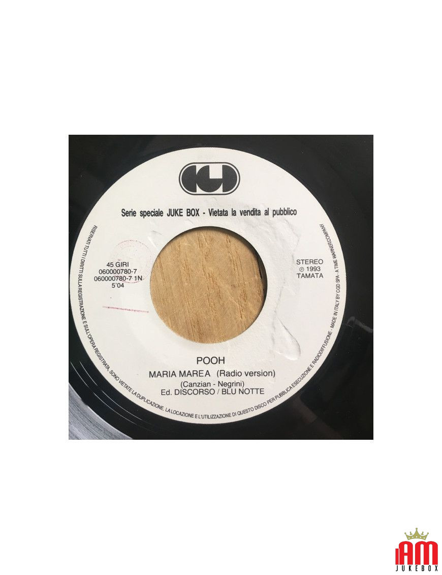 Maria Marea (Radioversion) Informer [Pooh,...] – Vinyl 7", 45 RPM, Jukebox [product.brand] 1 - Shop I'm Jukebox 