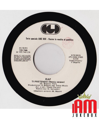 I Want You to Come Out Fighting [Raf (5),...] – Vinyl 7", 45 RPM, Jukebox