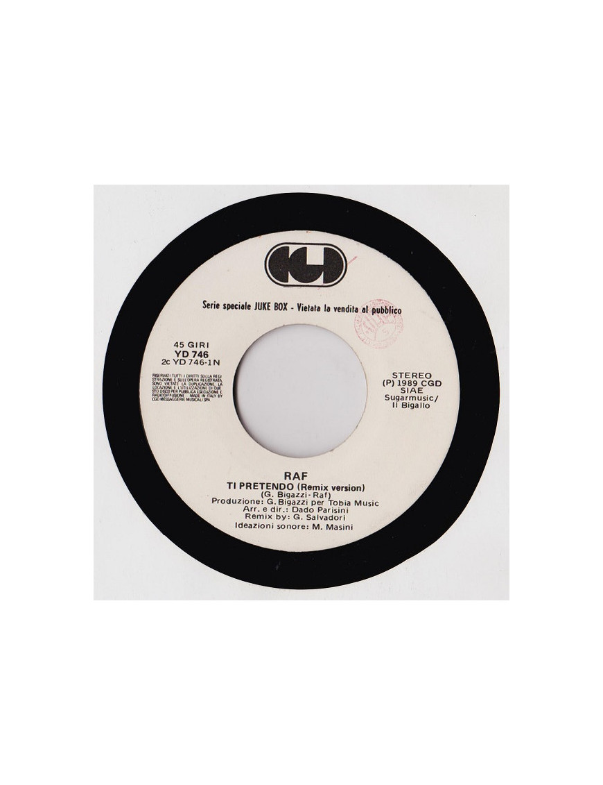 I Want You to Come Out Fighting [Raf (5),...] – Vinyl 7", 45 RPM, Jukebox [product.brand] 1 - Shop I'm Jukebox 