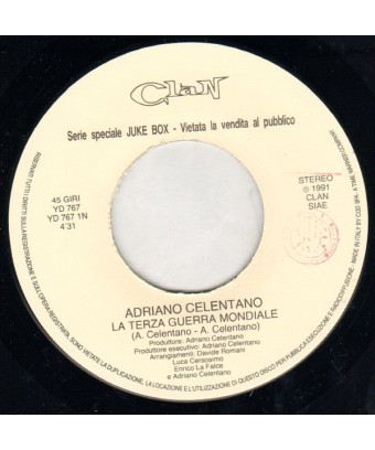 The Third World War Bed of Leaves [Adriano Celentano] – Vinyl 7", 45 RPM, Jukebox [product.brand] 1 - Shop I'm Jukebox 