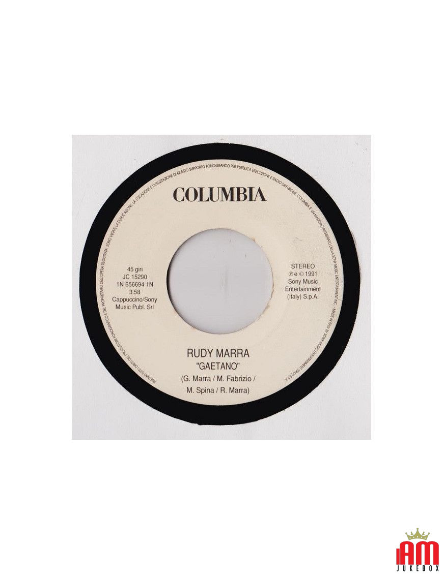 Gaetano I Please You to Listen [Rudy Marra,...] - Vinyle 7", 45 RPM, Jukebox [product.brand] 1 - Shop I'm Jukebox 