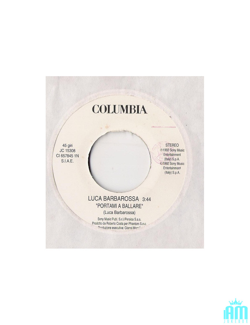 Take Me Dancing for Nothing in the World [Luca Barbarossa,...] – Vinyl 7", 45 RPM, Stereo [product.brand] 1 - Shop I'm Jukebox 