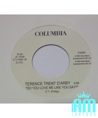 M'aimes-tu comme tu le dis ? Tu me manques [Terence Trent D'Arby,...] - Vinyl 7", 45 RPM, Promo [product.brand] 1 - Shop I'm Juk