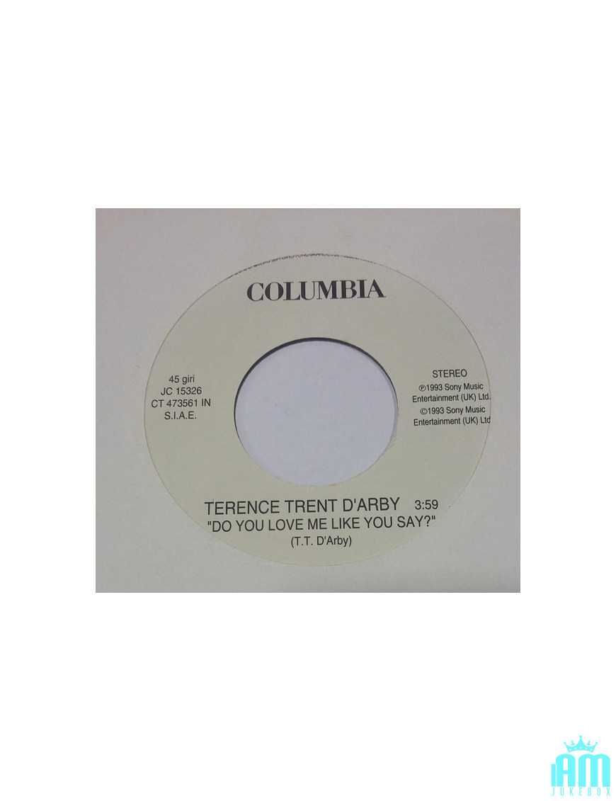 M'aimes-tu comme tu le dis ? Tu me manques [Terence Trent D'Arby,...] - Vinyl 7", 45 RPM, Promo [product.brand] 1 - Shop I'm Juk