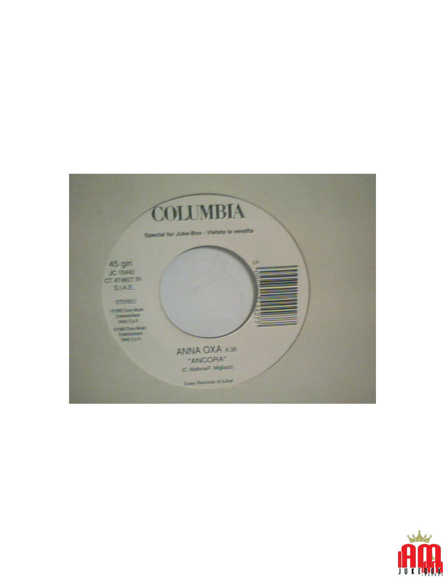 Bughy again [Anna Oxa,...] - Vinyl 7", 45 RPM, Jukebox [product.brand] 1 - Shop I'm Jukebox 