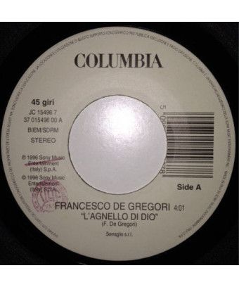 The Lamb of God Ready Or Not [Francesco De Gregori,...] - Vinyl 7", 45 RPM [product.brand] 1 - Shop I'm Jukebox 