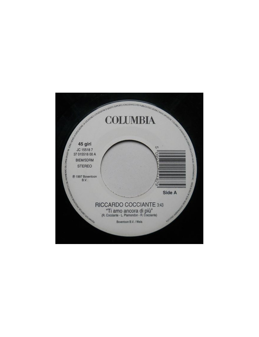 Ti Amo Ancora Di Più   A Prisoner Of The Past [Riccardo Cocciante,...] - Vinyl 7", 45 RPM, Jukebox