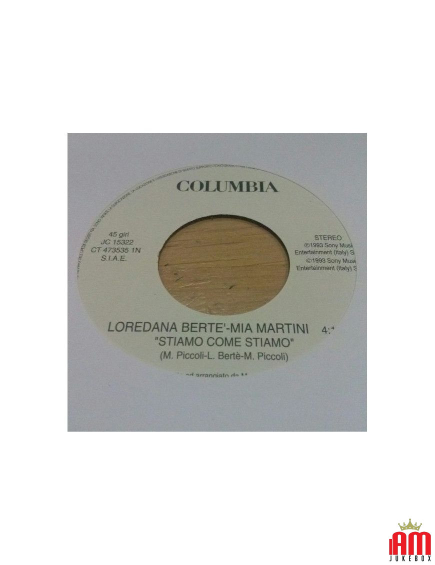 We're How We're Dreaming [Loredana Bertè,...] - Vinyl 7", 45 RPM [product.brand] 1 - Shop I'm Jukebox 