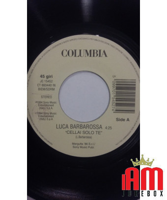 Cellai Solo Te Quando Tramonta Il Sole [Luca Barbarossa,...] - Vinyl 7", 45 RPM, Jukebox [product.brand] 1 - Shop I'm Jukebox 