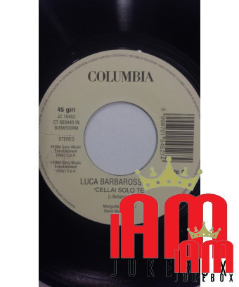 Cellai Only You When the Sun Sets [Luca Barbarossa,...] - Vinyle 7", 45 RPM, Jukebox [product.brand] 1 - Shop I'm Jukebox 