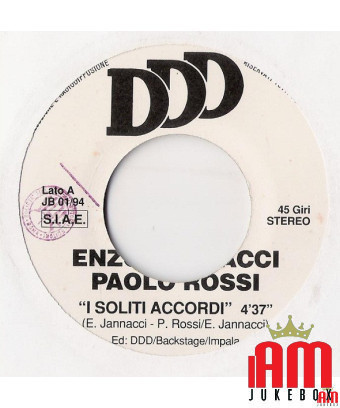 I Soliti Accordi L'Ascensore [Enzo Jannacci,...] – Vinyl 7", 45 RPM, Stereo [product.brand] 1 - Shop I'm Jukebox 