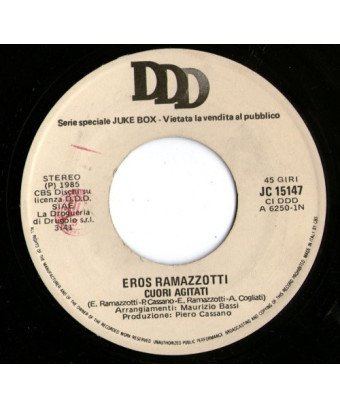Cuori Agitati   L'Ultima Poesia [Eros Ramazzotti,...] - Vinyl 7", 45 RPM, Jukebox