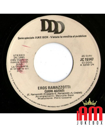 Cuori Agitati La Dernière Poésie [Eros Ramazzotti,...] - Vinyl 7", 45 RPM, Jukebox [product.brand] 1 - Shop I'm Jukebox 