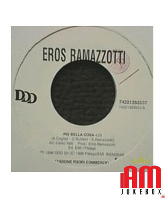 Mehr Bella Cosa Non È (Hintergrundversion) [Eros Ramazzotti,...] – Vinyl 7", 45 RPM, Jukebox [product.brand] 1 - Shop I'm Jukebo