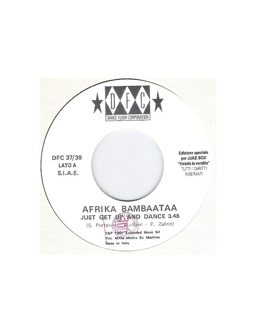 Just Get Up And Dance Luna De Sangre [Afrika Bambaataa,...] – Vinyl 7", 45 RPM, Jukebox [product.brand] 1 - Shop I'm Jukebox 