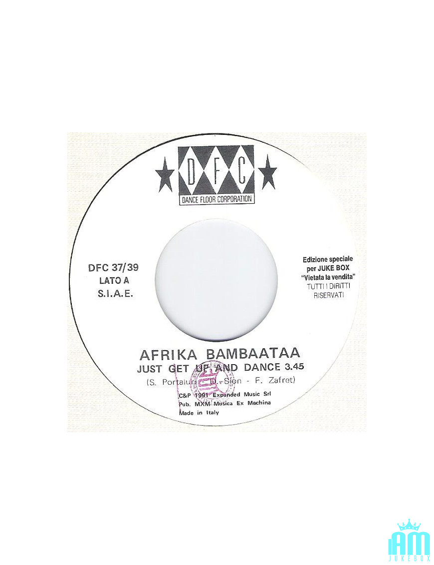 Just Get Up And Dance Luna De Sangre [Afrika Bambaataa,...] - Vinyl 7", 45 RPM, Jukebox [product.brand] 1 - Shop I'm Jukebox 