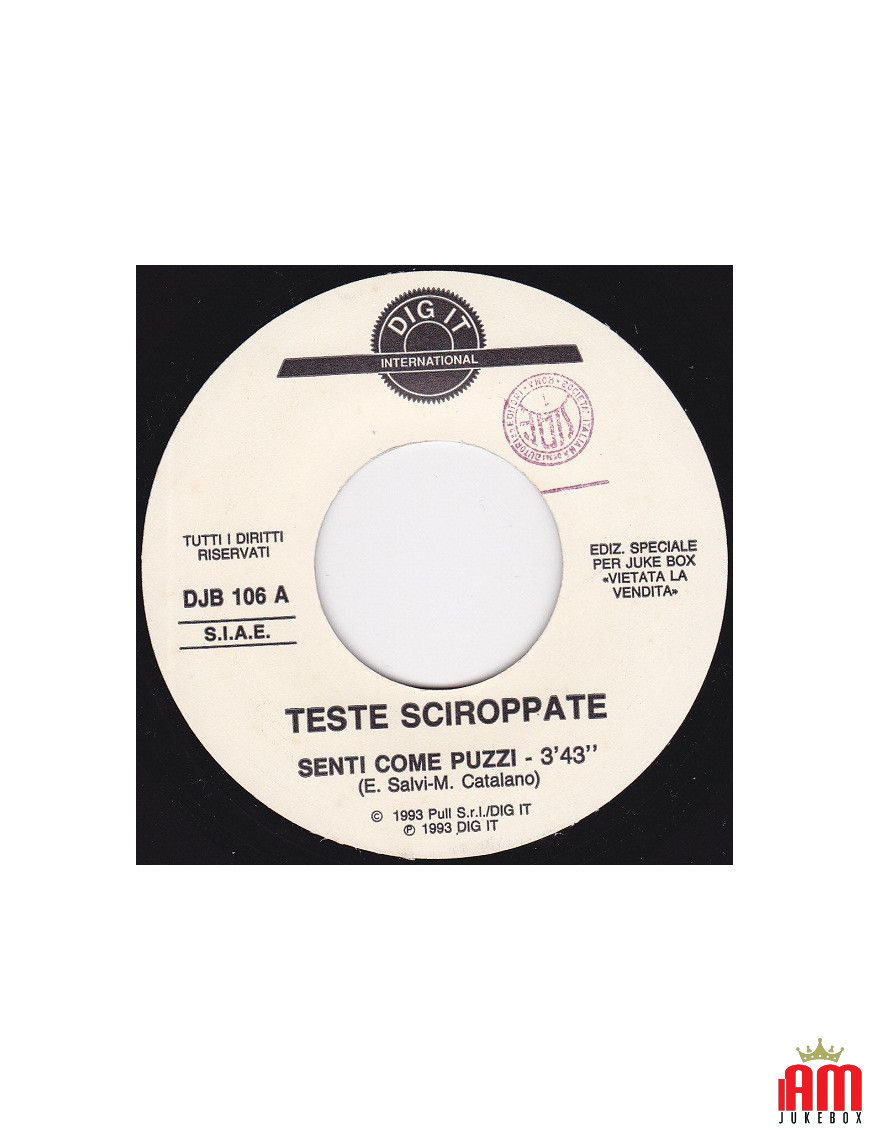 Feel How You Stink de Pietro Let's Go [Teste Sciroppate,...] - Vinyl 7", 45 RPM, Jukebox [product.brand] 1 - Shop I'm Jukebox 