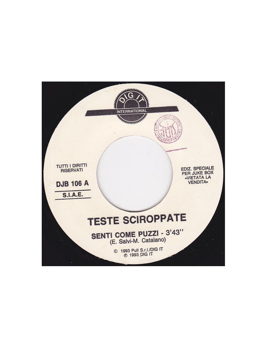 Feel How You Stink von Pietro Let's Go [Teste Sciroppate,...] – Vinyl 7", 45 RPM, Jukebox [product.brand] 1 - Shop I'm Jukebox 