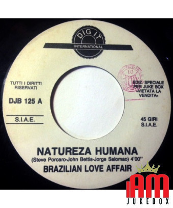 Natureza Humana It's Time To Party Now Medley mit Now [Brazilian Love Affair,...] – Vinyl 7", 45 RPM, Jukebox