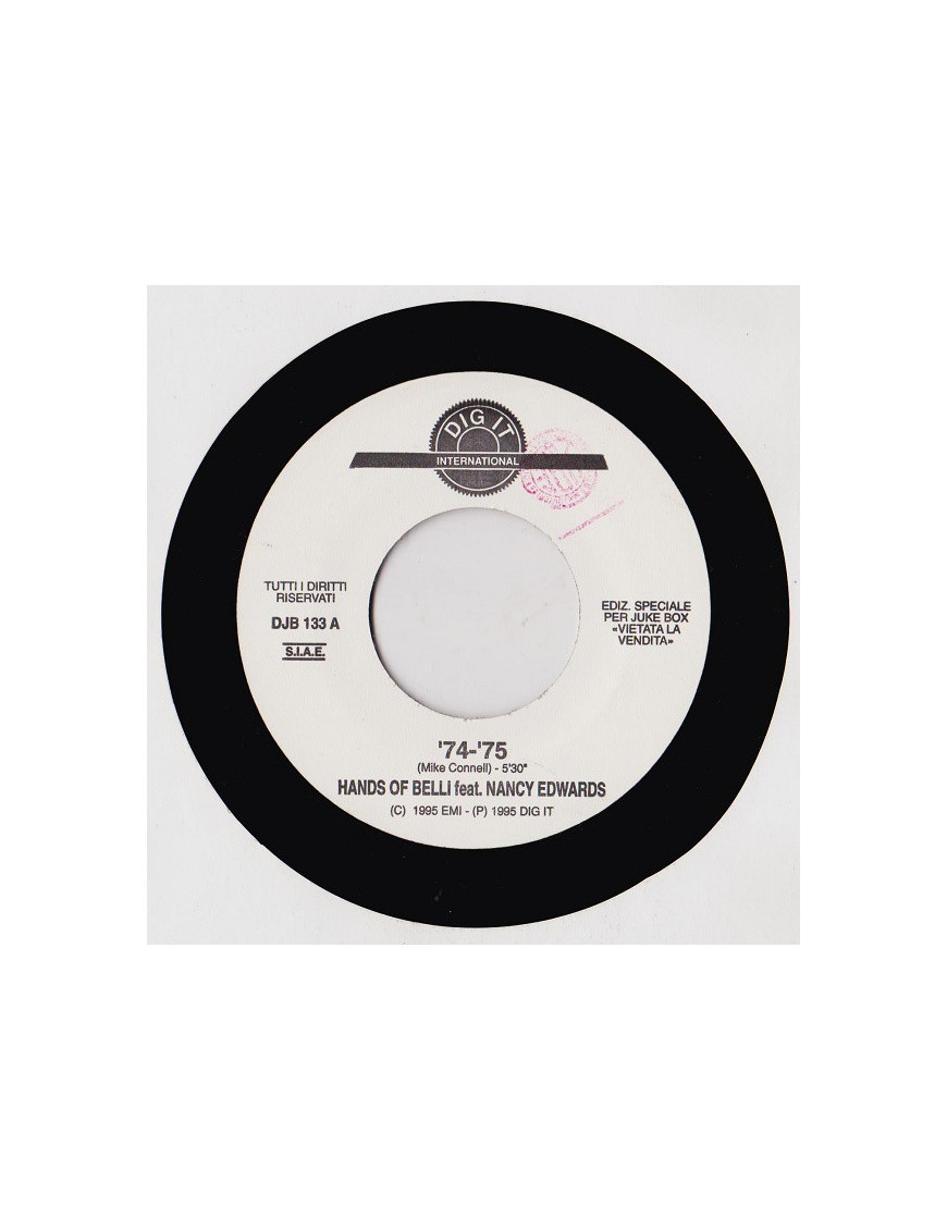 '74 - '75 Take Me Back [Hands Of Belli,...] - Vinyl 7", 45 RPM, Jukebox [product.brand] 1 - Shop I'm Jukebox 