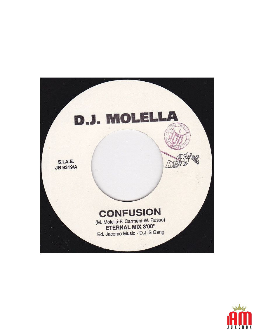 Confusion Kiss My Lips [Molella,...] - Vinyle 7", 45 RPM, Jukebox [product.brand] 1 - Shop I'm Jukebox 