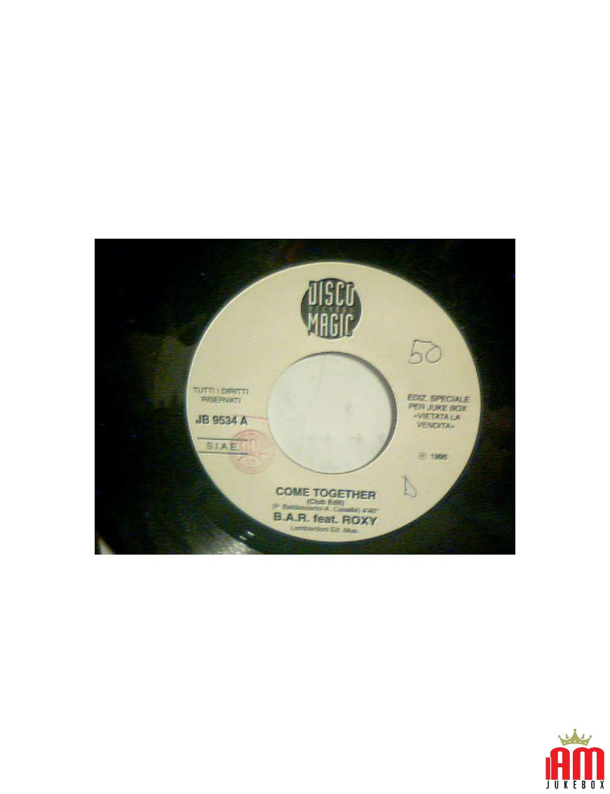 The Sun - Come Together [Nicky Joyce,...] - Vinyle 7", 45 RPM, Promo [product.brand] 1 - Shop I'm Jukebox 