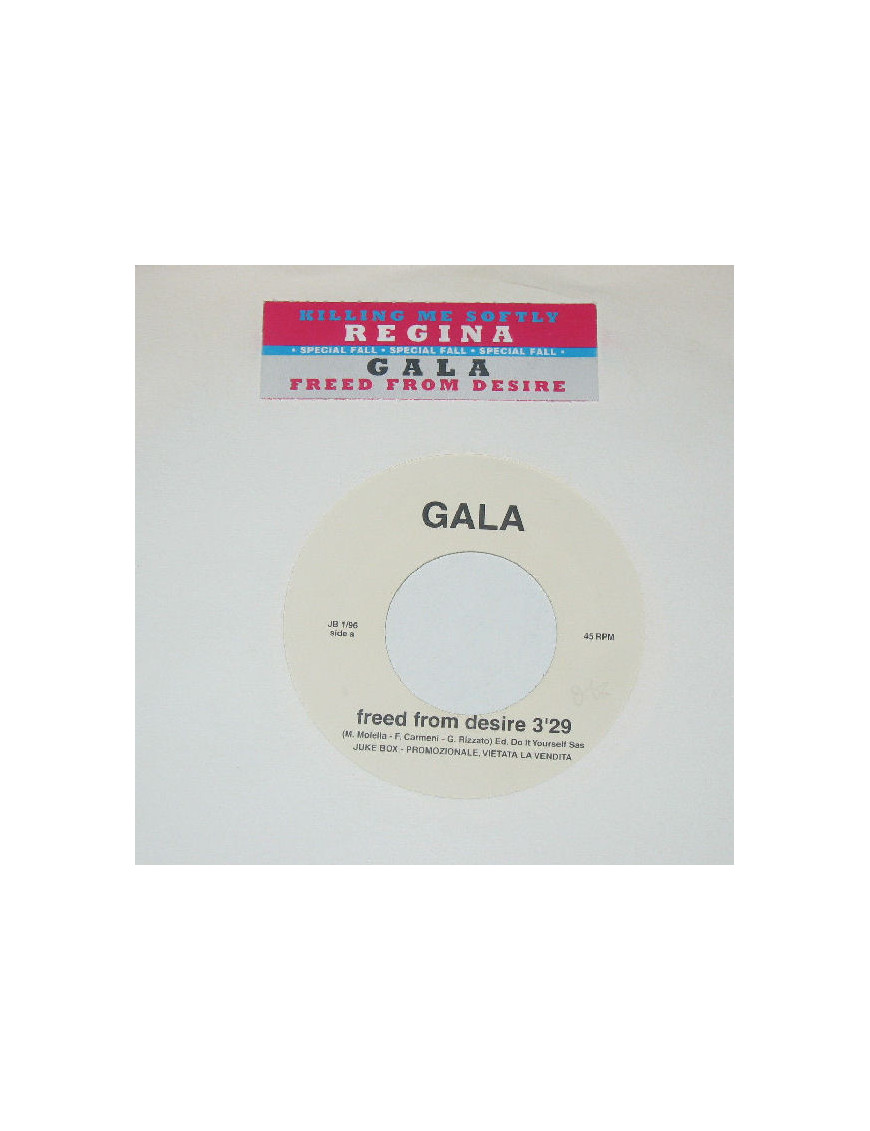 Libéré du désir, me tuant doucement [Gala,...] - Vinyl 7", 45 RPM, Jukebox, Promo [product.brand] 1 - Shop I'm Jukebox 