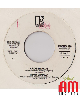 Crossroads Si je pouvais remonter le temps (Remix) [Tracy Chapman,...] - Vinyl 7", 45 RPM, Jukebox [product.brand] 1 - Shop I'm 