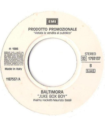 Juke Box Boy   Don't You Love Me Anymore [Baltimora,...] - Vinyl 7", 45 RPM, Promo, Stereo