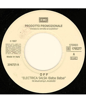 Electrica Salsa (Baba Baba)   Key Key Karimba [Off,...] - Vinyl 7", 45 RPM, Promo