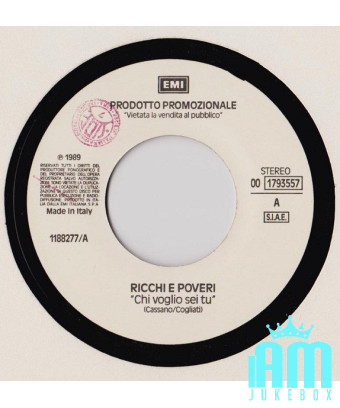 Who Wants You Imagine (Bearbeiten) [Ricchi E Poveri,...] – Vinyl 7", 45 RPM, Promo, Stereo [product.brand] 1 - Shop I'm Jukebox 