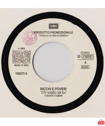 Who Wants You Imagine (Edit) [Ricchi E Poveri,...] - Vinyl 7", 45 RPM, Promo, Stereo [product.brand] 1 - Shop I'm Jukebox 