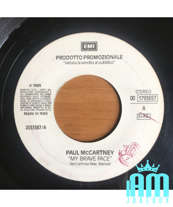 My Brave Face Miss You Like Crazy [Paul McCartney,...] - Vinyle 7", 45 RPM, Promo [product.brand] 1 - Shop I'm Jukebox 