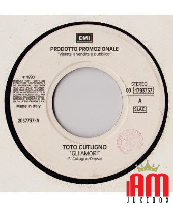 Gli Amori Buona Giorno [Toto Cutugno,...] - Vinyl 7", 45 RPM, Promo [product.brand] 1 - Shop I'm Jukebox 