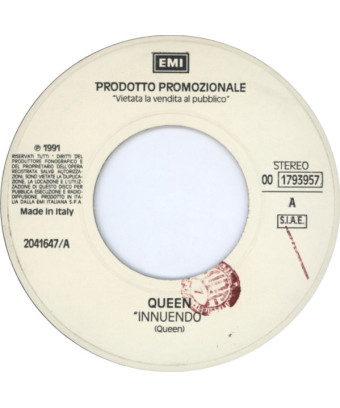 Innuendo Keep On Running [Queen,...] - Vinyl 7", 45 RPM, Promo [product.brand] 1 - Shop I'm Jukebox 