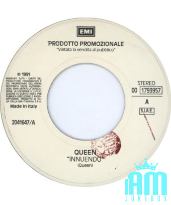 Innuendo Keep On Running [Queen,...] - Vinyle 7", 45 RPM, Promo [product.brand] 1 - Shop I'm Jukebox 