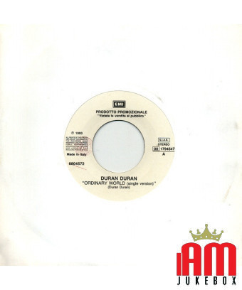 Ordinary World (Single Version) M'Arrendo Ridendo [Duran Duran,...] – Vinyl 7", 45 RPM, Jukebox, Promo [product.brand] 1 - Shop 