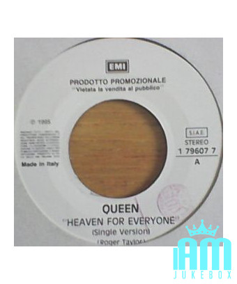 Heaven For Everyone (Single Version) The Universal [Queen,...] - Vinyle 7", 45 RPM, Jukebox, Promo [product.brand] 1 - Shop I'm 