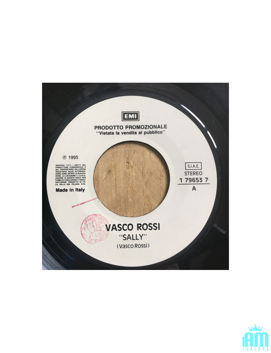 Sally Emozione [Vasco Rossi,...] – Vinyl 7", 45 RPM, Promo [product.brand] 1 - Shop I'm Jukebox 