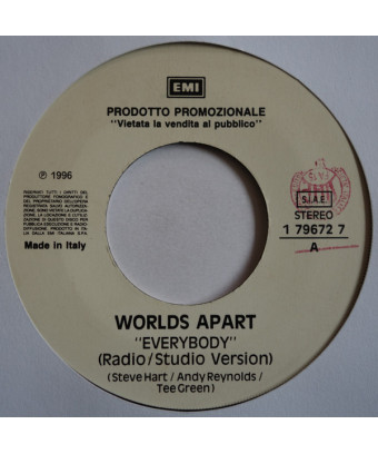 Everybody (Radio   Studio Version)   You Don't Fool Me (Edit Version) [Worlds Apart,...] - Vinyl 7", 45 RPM, Promo