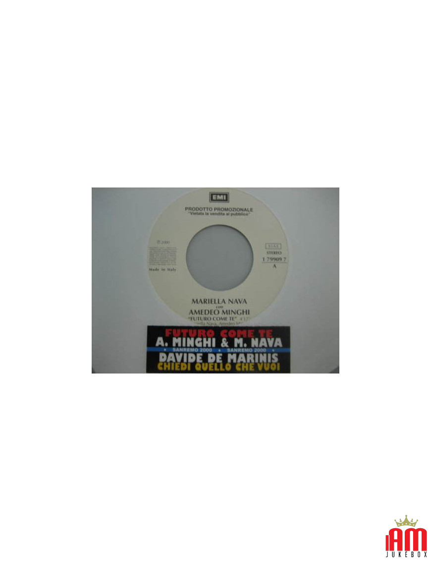 Future Like You Ask What You Want [Mariella Nava,...] – Vinyl 7", 45 RPM, Promo