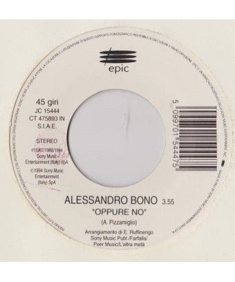 Oppure No Amare, Amare [Alessandro Bono,...] - Vinyl 7", 45 RPM, Stereo [product.brand] 1 - Shop I'm Jukebox 